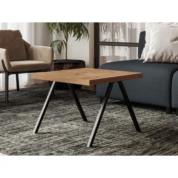 Konferenční stolek Moderní konferenční stolek Ewkad, Barva:: černá / dub lancelot MIRJAN 5903211282232