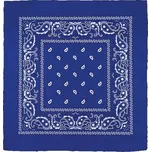 MFH Šála, královsky modrá-bílá, asi 55 x 55 cm, bavlna