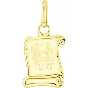 Přívěsek GEMMAX Zlatý přívěsek na pergamenu s gravírováním - znamení BLÍŽENCI 585/0,37gr GUPYN-43041 MALY (GEMMAX Zlatý přívěsek na pergamenu s gravírováním - znamení BLÍŽENCI 585/0,37gr GUPYN-43041 MALY)