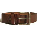 Mil-tec opasek kožený 4cm, hnědý