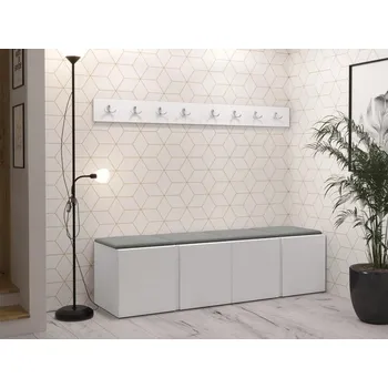 Botník Předsíň Tavasz VII, Barva: bílá, Barva látek:: Manila 16 MIRJAN 5903211137259