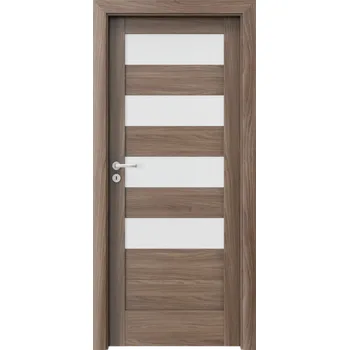 Interiérové dveře Porta Doors Interiérové dveře se zárubněmi Verte Home C4 Dekor: ořech verona 2, Šířka - orientace: 90 cm - levé