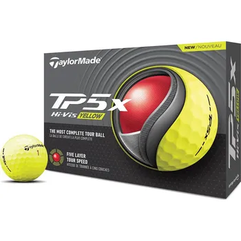 Golfový míček TaylorMade TP5x 2024, Yellow