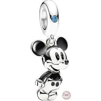 Přívěsek Charm Sterlingové stříbro 925 Disney myšák Mickey Mouse, přívěsek na náramek film