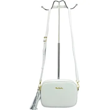 Kabelka Bílá kožená kabelka Pierre Cardin