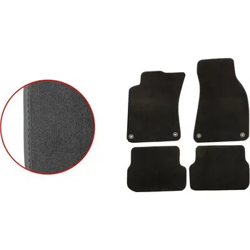 autokoberec ACI textilní koberce pro AUDI A6 08-11 EXCLUSIVE (pro kulaté příchytky) sada 4 ks