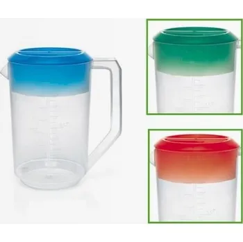 Odměrka s barevným víčkem 2,5L * (DOPRODEJ - 4 kusy)