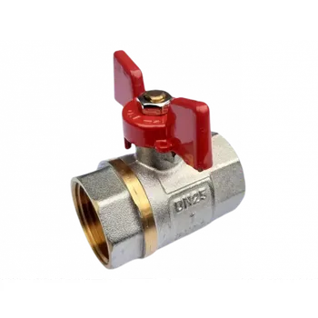 Kulový kohout motýl FF PN 30 s ucpávkou