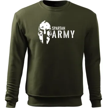 Pánská mikina DRAGOWA pánská mikina spartan army, oliv 300g / m2