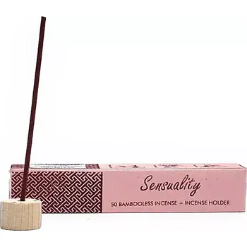 Vonné tyčinky 50ks + Stojan | Výběrové aromatické Frogere | Sensuality (Výhodné balení meditačních vonných tyčinek 50ks včetně stojánku. Ideální pro chvíle meditace, nebo relaxace)