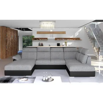 Sedací souprava ImportWorld Rohová rozkládací sedací souprava Lanneva do U - Sawana 21 / Soft 11 (barva potahu) - levá