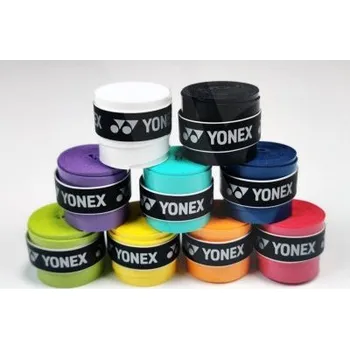 Omotávka na raketu na badminton squash tenis Yonex bílá