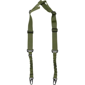 Airsoft MFH Bungee popruh, 2bodový, OD zelený