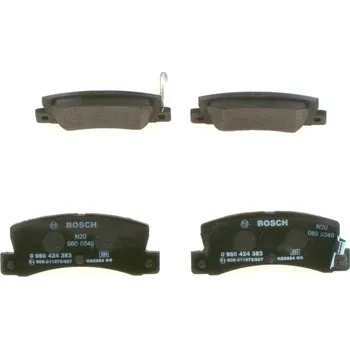 Brzdová destička Sada brzdových destiček, kotoučová brzda BOSCH 0 986 424 383