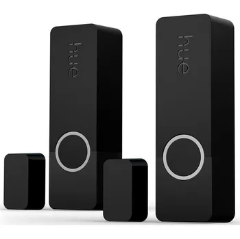 Bezpečnostní detektor Philips svítidla Senzor Philips Hue Contact, 2ks - černý