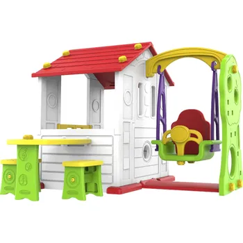 Dětský domeček Dětský zahradní domeček se stolem a houpačkou