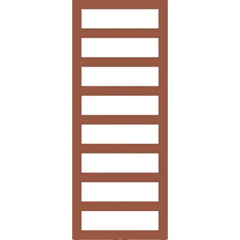 Radiátor HOPA Koupelnový radiátor GLASGOW barva dle vzorníku + Barva radiátoru - Skupina barev [1], Rozměr radiátoru - 500 × 950 mm, výkon 409 W, Typ připojení - Středové 50 mm, RADGLA5010.SP