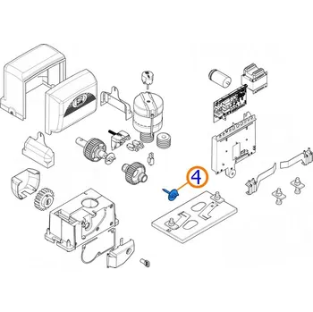 Pohon brány Came 119RIBX004 uvolňovací páka