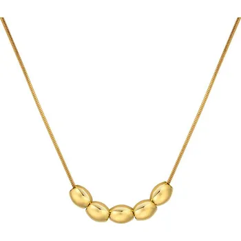 Náhrdelník Steel Edge Náhrdelník z chirurgické oceli zlatý JCFNC1391 Délka náhrdelníku: 45+5cm