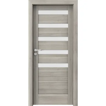 Interiérové dveře Porta Doors Interiérové dveře se zárubněmi Verte Home D5 Dekor: akát stříbrný, Šířka - orientace: 90 cm - pravé