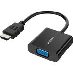 Redukce Hama HDMI/VGA, Full HD - černá