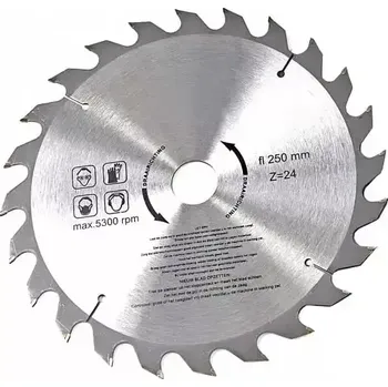 Pilový kotouč Pilový kotouč s karbidovými zuby, 300 mm, s adaptéry, jemnější řez, 60 zubů (TrueTech)