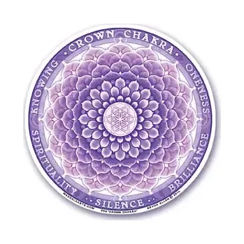 Samolepící dekorace Samolepka 7. čakra