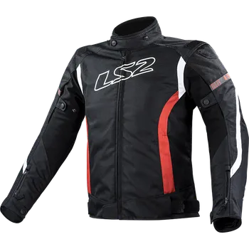 Moto bunda LS2 GATE MAN JACKET BLACK RED