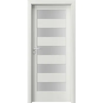 Interiérové dveře Porta Doors Interiérové dveře se zárubněmi Verte Home C5 Dekor: wenge bílá, Šířka - orientace: 80 cm - pravé