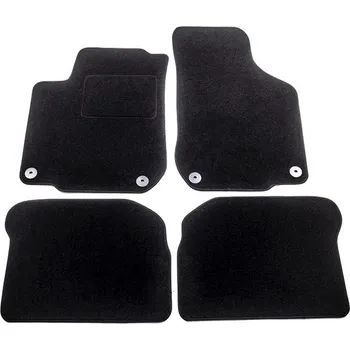 autokoberec ACI textilní koberce pro SEAT Leon 99-05 černé (pro kulaté příchytky) sada 4 ks