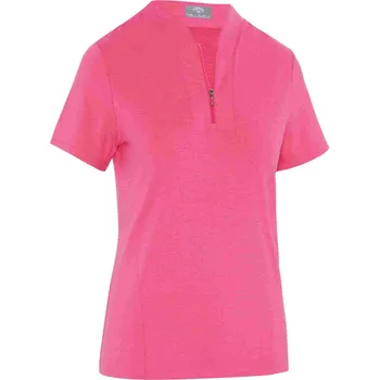 Dámské tričko Callaway Tonal Heather dámské polo, růžové dámské, XL