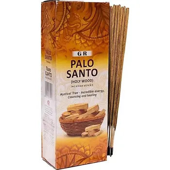 Palo Santo | Tradiční Indické vonné tyčinky | 20 ks (Tradiční Indické vonné tyčinky s podmanivou vůní Santalového dřeva. Naplňte svůj domov nádhernou uklidňující vůní a dopřejte si chvíli klidu a odpočinku. Každé balení obsahuje 20 kusů ručně vyráběných)