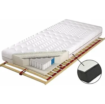 Matrace ImportWorld Taštičková matrace Zackery Lux LXI 120x200cm (Potah: Silver Active)