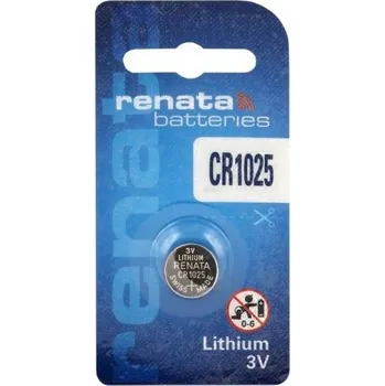 Článková baterie Baterie Renata CR1025, DL1025, BR1025, KL1025, LM1025, 5033LC, 3V, blistr 1 ks