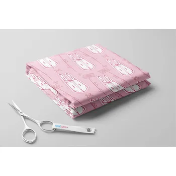 Softshell s beránkem, Králičí hlavy Barva: Růžová