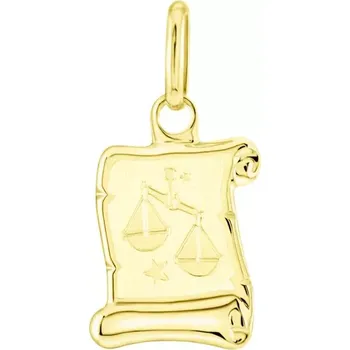 Přívěsek GEMMAX Zlatý přívěsek na pergamenu s gravírováním - znamení VÁHY 585/0,37gr GUPYN-43081 MALY (GEMMAX Zlatý přívěsek na pergamenu s gravírováním - znamení VÁHY 585/0,37gr GUPYN-43081 MALY)