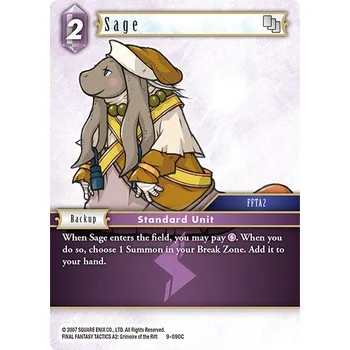 Sběratelská karetní hra Sage 9-090C - Opus IX Typ karty: Standard