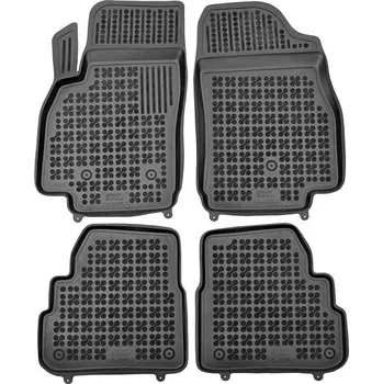 autokoberec Rezaw-Plast gumové koberečky černé s vyšším okrajem Opel Karl 06/15- sada 4 ks