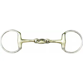 Udidlo pro koně 2x lomenné udidlo oliva Argentan