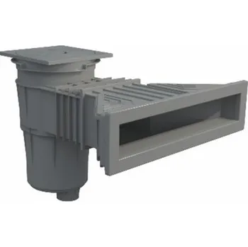 Superskimmer 17,5 l s mosaznými záštřiky - tmavě šedý