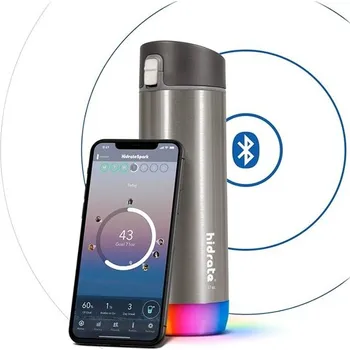 Outdoor vaření HidrateSpark Steel – chytrá lahev, 620 ml, stainless
