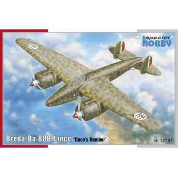 Plastikový model 1/72 Breda Ba.88B Lince 'Duce's Bomber' (re-issue)