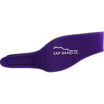 Plavecká čepice Ear Band-It® Fialová čelenka na plavání Velikost čelenky: L Čelenka na plavání