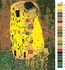 Malujsi Polibek Gustav Klimt 40 x 50 cm bez dřevěného rámu