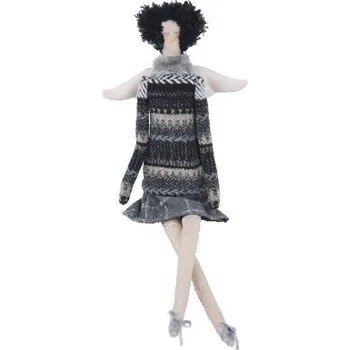 Bytová dekorace Anděl látkový sedící, 16 x 45 x 5 cm BERTA|Ego Dekor