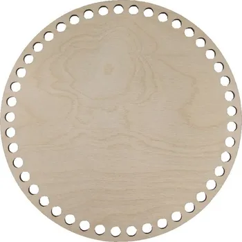 Dřevěný výřez na háčkování Ø 200 mm