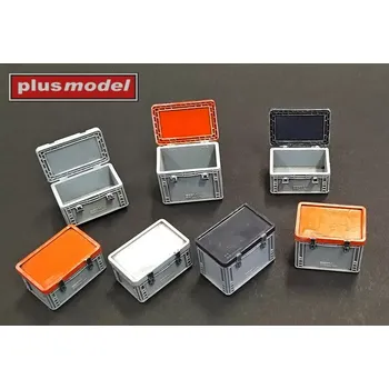 Plastikový model Plusmodel 1/35 Universal plastic boxes (3D Print)