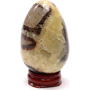 Drahý kámen Magieprirody.cz Septárie dračí vejce 65 mm 158 g + dřevěný podstavec #C31