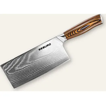 Kuchyňský nůž Sekáček Seburo SUBAJA Damascus 180mm