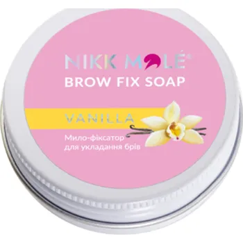 Nikk Mole fixační mýdlo na obočí 30 g Typ: Vanilla (vanilka)